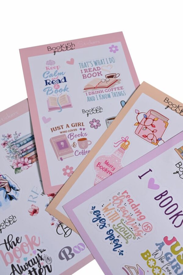 Αυτοκόλλητα Bookish Girls ΙΙΙ
