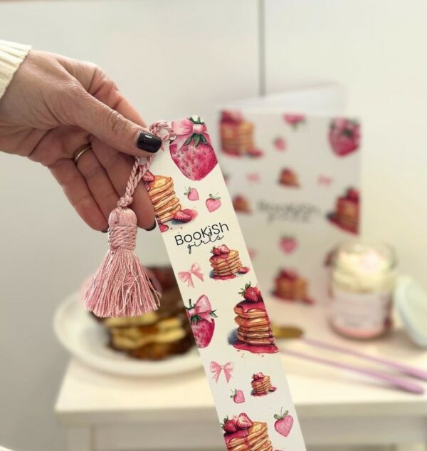 Strawberry Pancake - Σελιδοδείκτης με φούντα